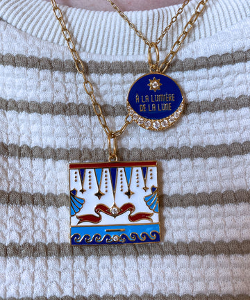 From Paris with Love Matchbook Pendant