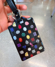 Gemstone & Diamond Luggage Tag