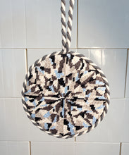 Round Brilliant Cut Diamond Needlepoint Ornament
