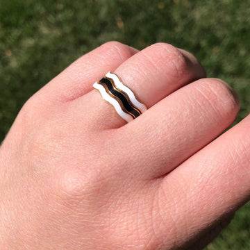 Ric Rac Enamel Band