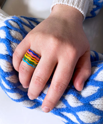 Ric Rac Enamel Band
