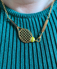 Tennis Racket Necklace