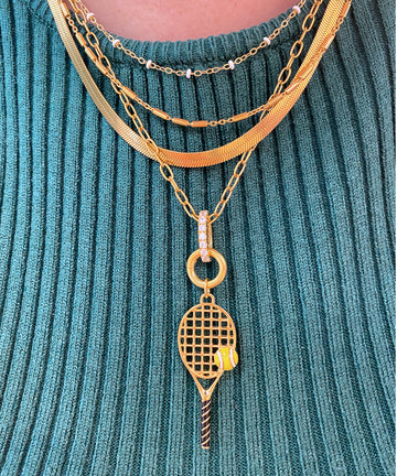 Tennis Racket Pendant