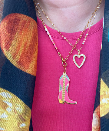 Cowboy Boot Pendant