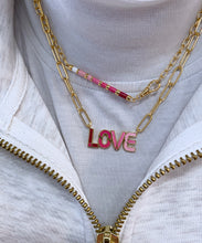 LOVE Enamel Necklace