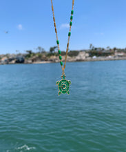 Green Onyx Turtle Pendant