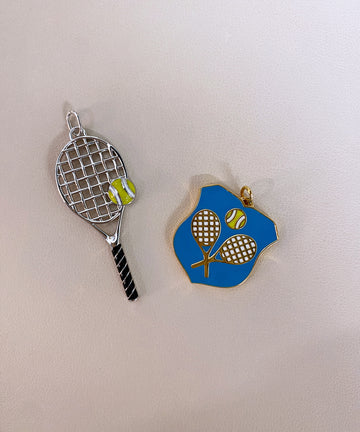 Tennis Crest Pendant