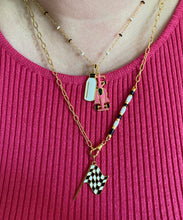 Small Enamel Barrel Chain with Swivel Clasp