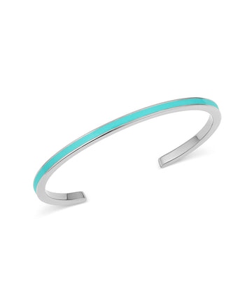 Straight Cuff Enamel Bracelet