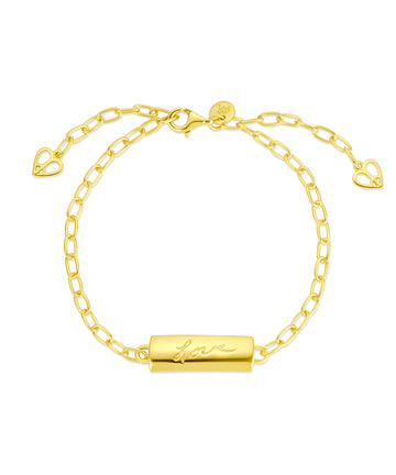 Custom Handwriting Bar Bracelet
