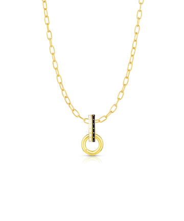 Double Enamel Charm Holder