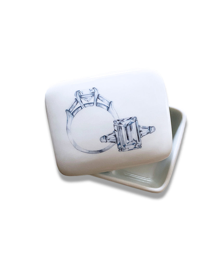 Emerald Cut Engagement Ring Box – Juler's Row