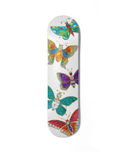 Jeweled Butterfly Skateboard Art