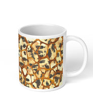 Giraffe Print Coffee Mug with Dalmatian Jasper & Tigers Eye
