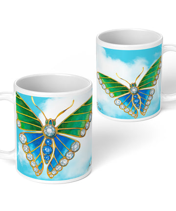 Butterfly in the Sky Coffee Mug