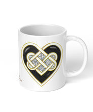 Celtic Knot Heart Coffee Mug
