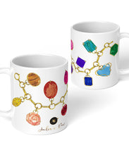 Gemstone Charm Bracelet Coffee Mug