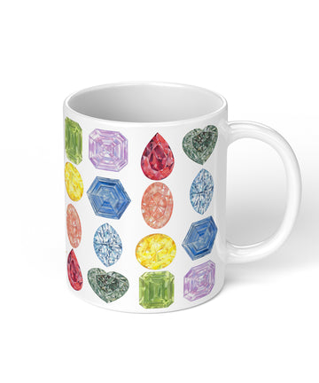 Fancy Color Diamonds Series III Coffee Mug