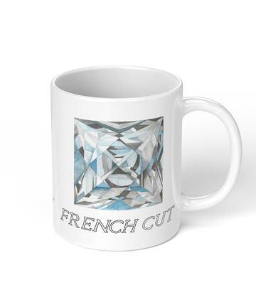 French Cut Diamond Coffee Mug
