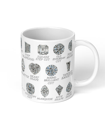 Diamond Shapes with Names Coffee Mug