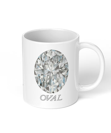 Oval Diamond Coffee Mug