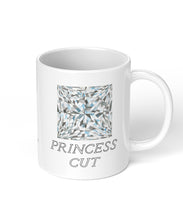 Princess Cut Diamond Coffee Mug