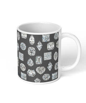 Linen Diamond Coffee Mug