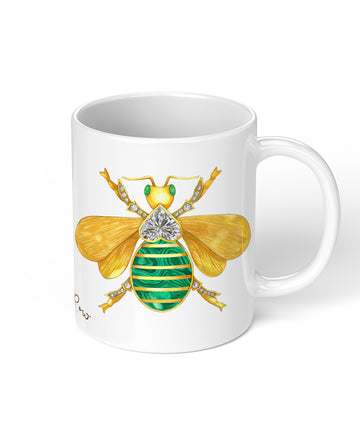 Bee Brooch Coffee Mug
