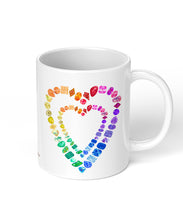 Gemstone Heart Coffee Mug