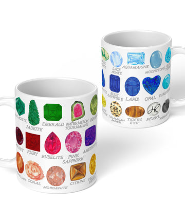 Favorite Gemstones with Names Coffee Mug