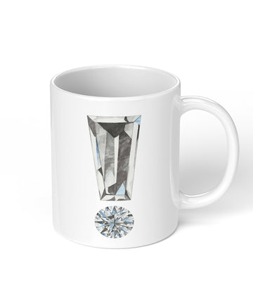 Exclamation Point Diamond Coffee Mug