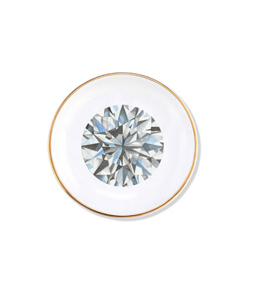 Round Brilliant Cut Diamond Ring Dish