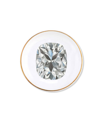 Cushion Cut Diamond Ring Dish