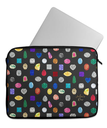 Gemstone & Diamond Laptop Sleeve