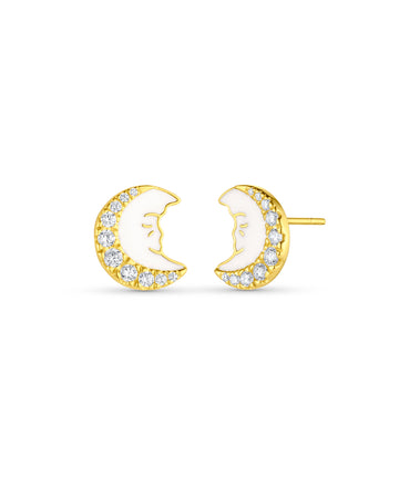 Man in the Moon Earrings