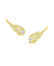 Winged Heart Earrings