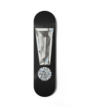 Diamond Exclamation Point Skateboard Art