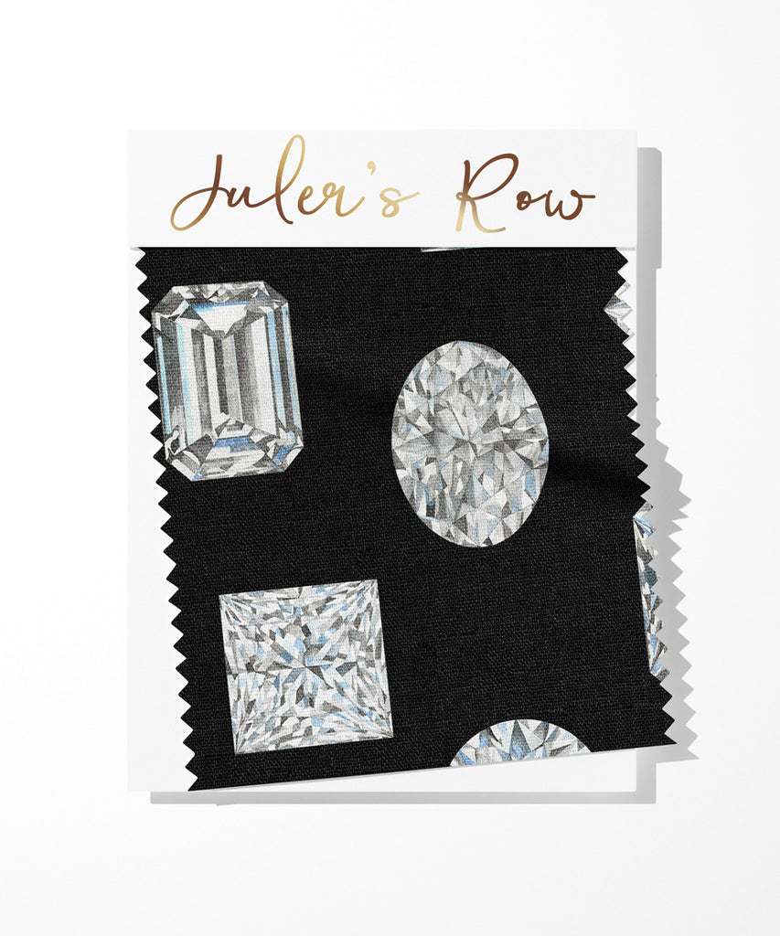 Juler Incom Diamonds on Black Fabric – Juler's Row