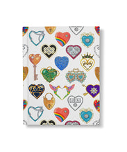 Jeweled Hearts Journal