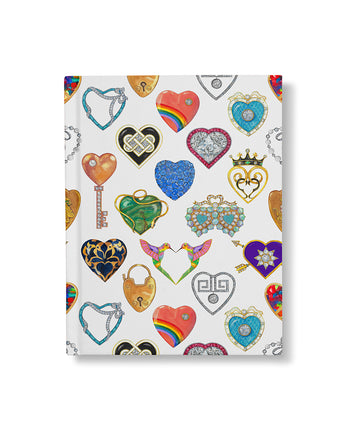 Jeweled Hearts Journal