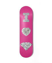 I Love Diamonds Skateboard Art