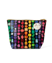 Rainbow Gemstone Makeup Bag