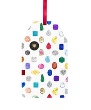 Double Sided Diamond & Gemstone Ornament