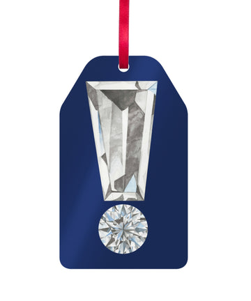 Double Sided Exclamation Point Ornament