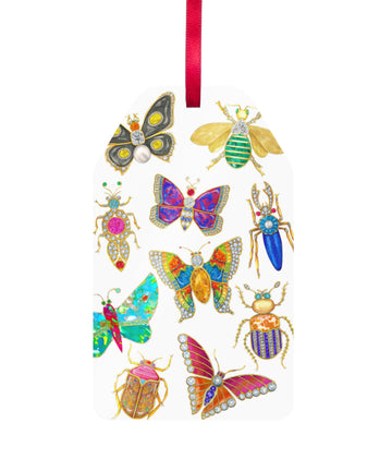 Double Sided Bug & Butterfly Ornament