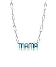 MAMA Enamel Necklace