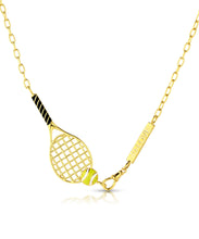 Tennis Racket Necklace