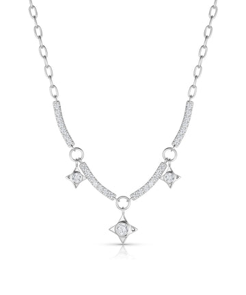 Star Drop Riviera Necklace
