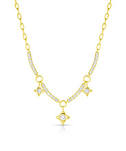 Star Drop Riviera Necklace