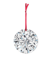 Round Brilliant Cut Acrylic Ornament